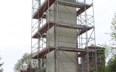 Umgestaltung des Trafoturms in Zellewitz als Artenschutzhotel