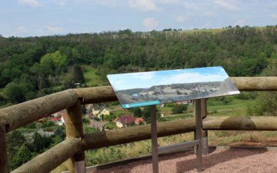 Fertigstellung des Informations- und Aussichtspunktes auf dem Saalberg in Rothenburg