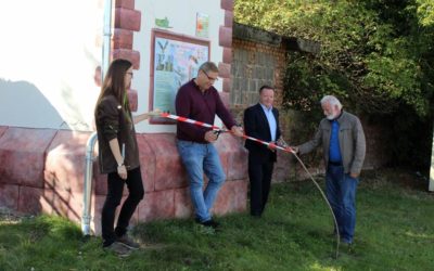 Einweihung der ersten „Stele der Biodiversität“ in Sachsen-Anhalt