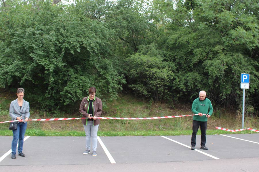 Einweihung des Wanderparkplatzes