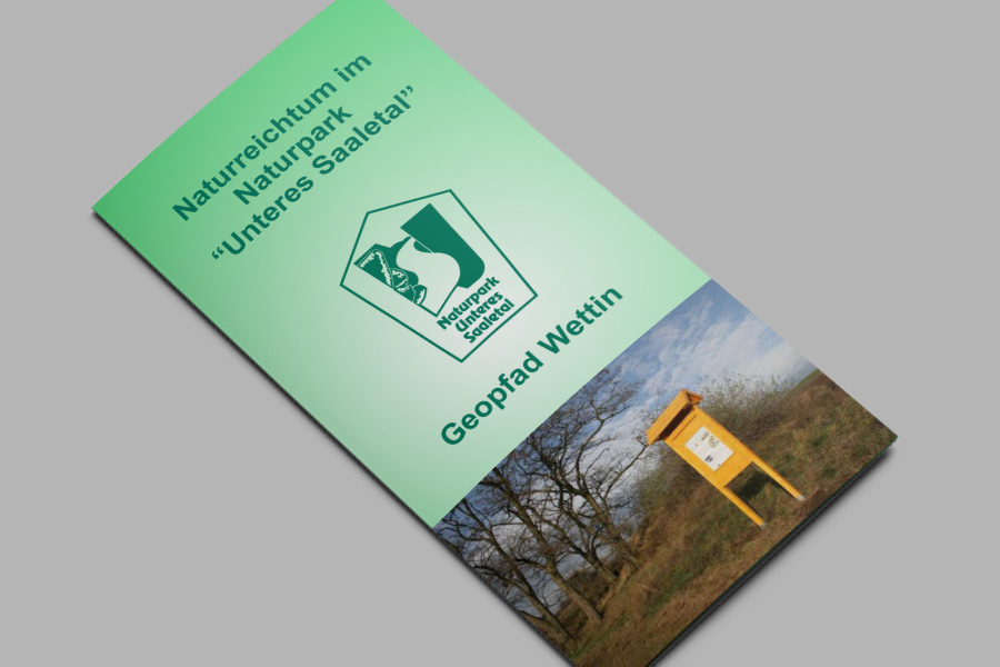 Flyer: Geopfad Wettin