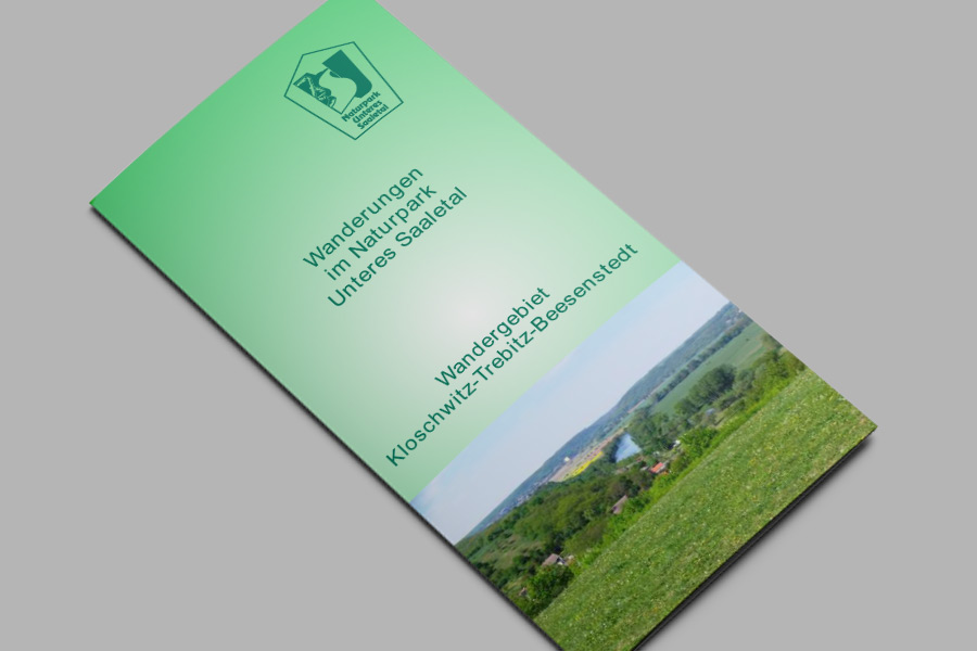 Flyer: Wandergebiet Kloschwitz-Trebitz-Beesenstedt