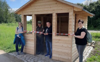 Vorstandsneuwahlen und Einweihung der Schutzhütte bei Plötzkau