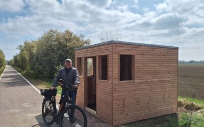 Schutzhütte für Wanderer und Radfahrer am Wipperradweg