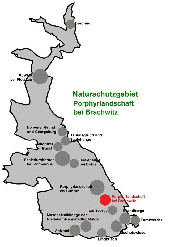 NSG Porphyrlandschaft bei Brachwitz