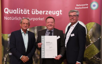„Qualitätsoffensive Naturparke“: VDN verlieh dem Naturpark Unteres Saaletal das Zertifikat für „ausgezeichnete“ Naturpark-Arbeit