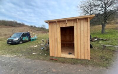 Errichtung einer Schutzhütte für Wanderer und Radfahrer am Kirschberg in Könnern