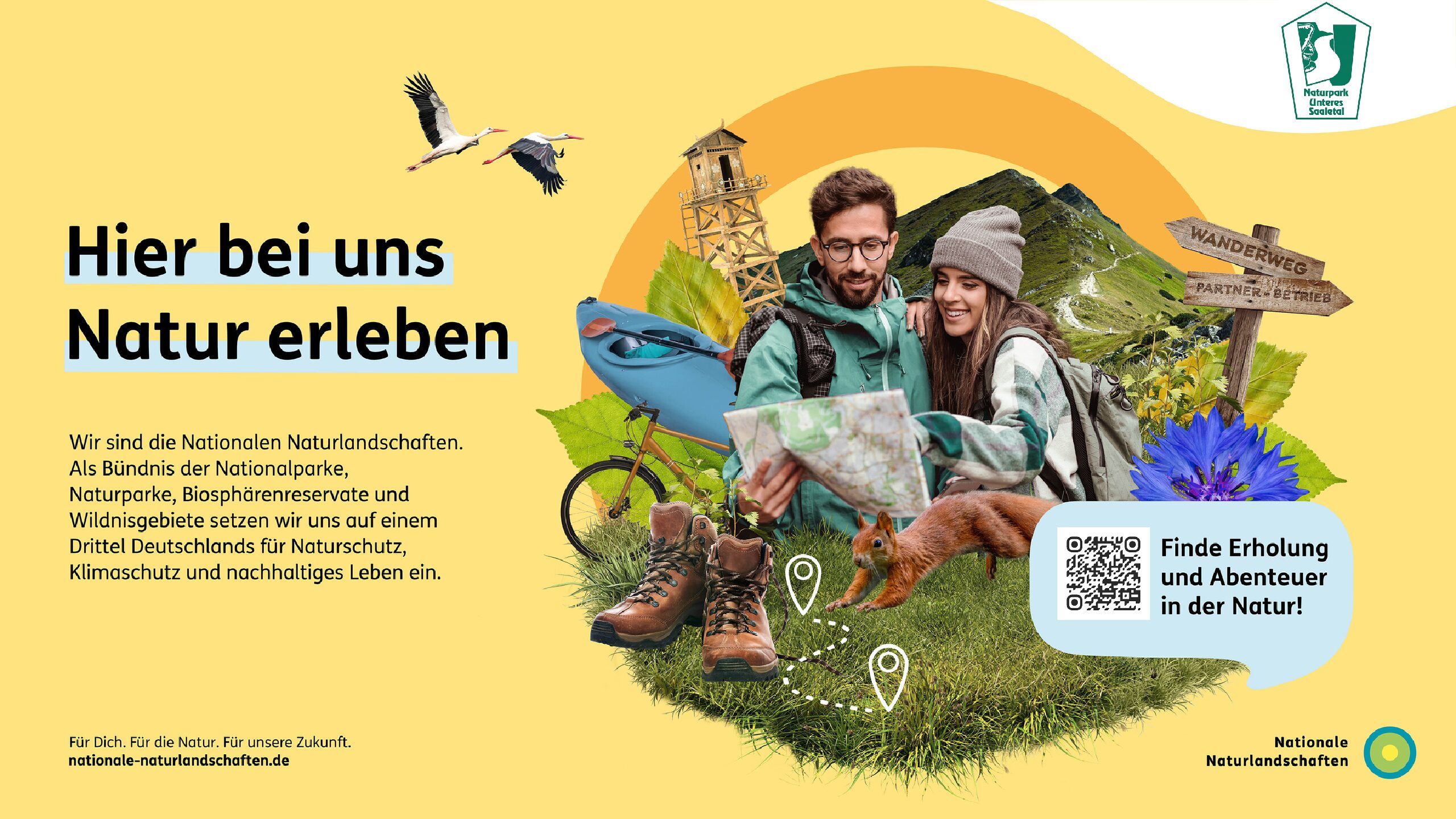 Hier bei uns Natur erleben – Wir sind Teil einer großen Familie